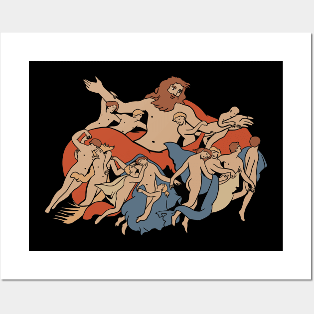 Uranus and the Dance of the Stars Wall Art by isstgeschichte